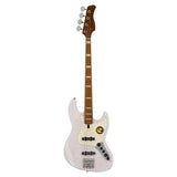 Sire V8 S4/WB Marcus Miller swamp ash 4-snarige actieve basgitaar White Blonde