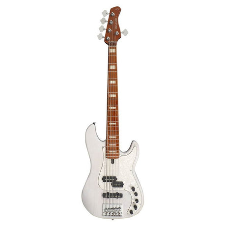 Sire P8 S5/WB Marcus Miller 5-snarige actieve basgitaar White Blonde