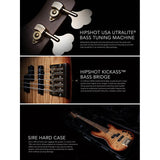 Sire P10 DX4/NT Marcus Miller 4-snarige actieve basgitaar Natural