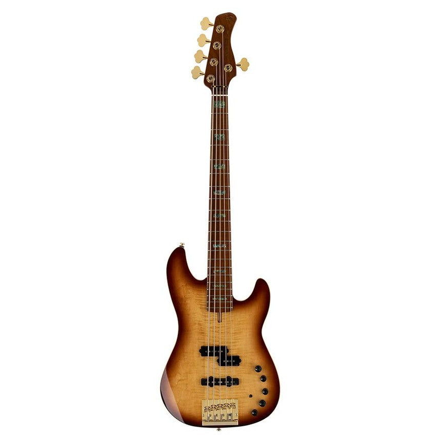 Sire P10 DX5/TS Marcus Miller 5-snarige actieve basgitaar Tobacco Sunburst