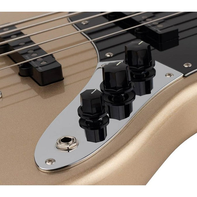 Sire V5 A5/CGM Marcus Miller 5-snarige Basgitaar Champagne Gold Metallic