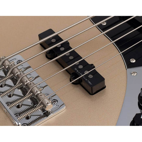 Sire V5 A5/CGM Marcus Miller 5-snarige Basgitaar Champagne Gold Metallic
