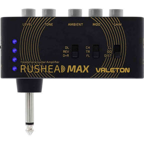 Valeton RH-100 Oplaadbare hoofdtelefoonversterker voor gitaar met drive, effecten en USB-oplaadfunctie