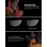 Sire Guitars H7V/VS Elektrische archtop gitaar met P90s vintage sunburst