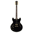 Sire Guitars H7VL/BK Linkshandige elektrische archtop gitaar met P90s zwart