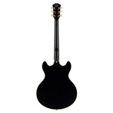 Sire Guitars H7VL/BK Linkshandige elektrische archtop gitaar met P90s zwart