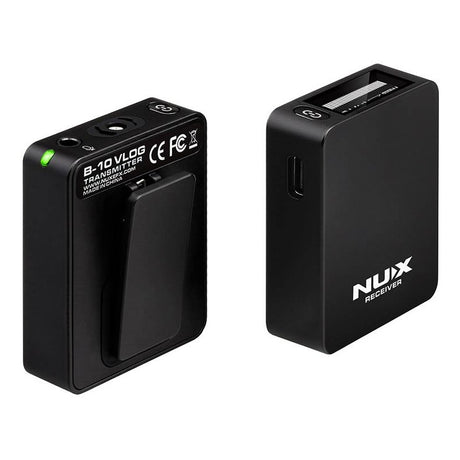 NUX B-10 VLOG 2.4GHz Draadloos Vlog Systeem met Microfoon en Ontvanger