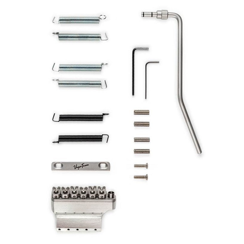 VegaTrem VT1 UltraTrem 2-Punt Tremolo Systeem - Satin RVS