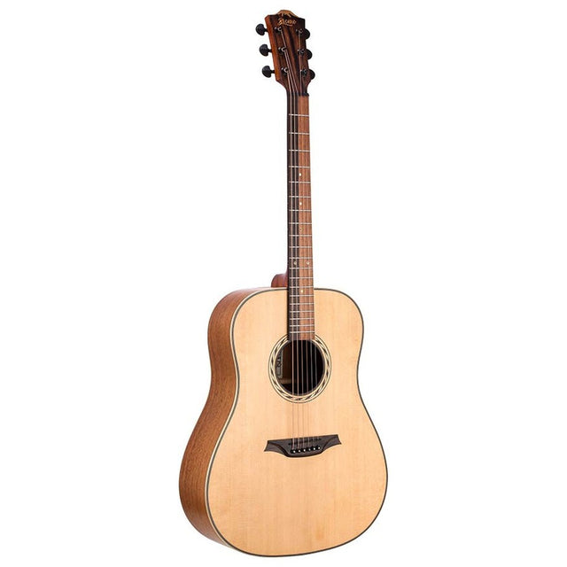 Bromo BAT1 Tahoma Series dreadnought naturel akoestische western gitaar