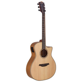 Bromo BAT2CE Tahoma Series auditorium naturel semi akoestische western gitaar