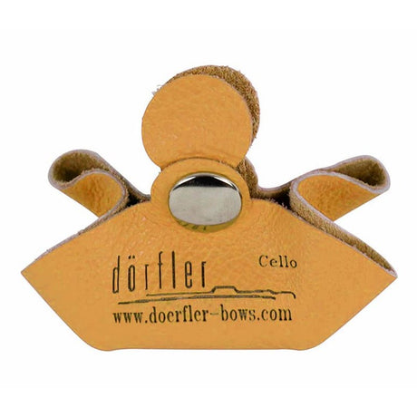Dörfler DR30300 rosin for cello, in soft coloured leather pouch, various colours