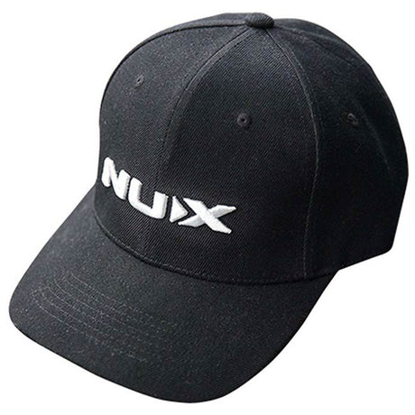 NUX CAP Unisize Baseball Pet – Zwart met Geborduurd Logo