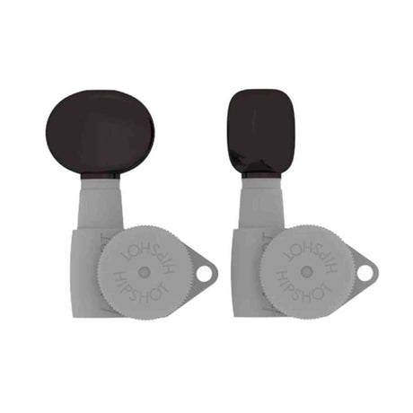 Hipshot HS6B1BTRB Butter Bean Stemknop voor Gitaarmechaniek Black, per stuk