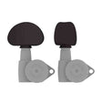 Hipshot HS6B1MOOB Half Moon Stemknop voor Gitaarmechaniek Black, per stuk