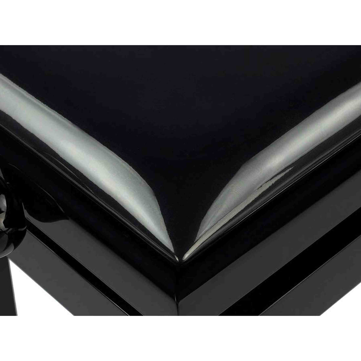 Boston PB2/2525 pianobank Deluxe – verstelbare zitting, dubbelkruis, satijnzwart met skai bekleding