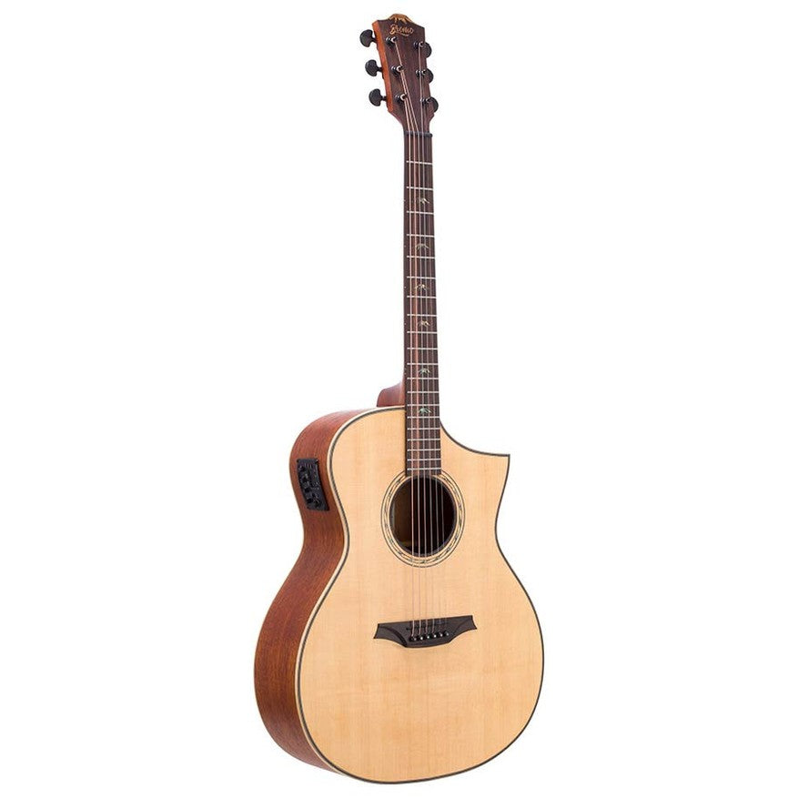 Bromo BAT4CE Tahoma Series auditorium naturel semi akoestische western gitaar
