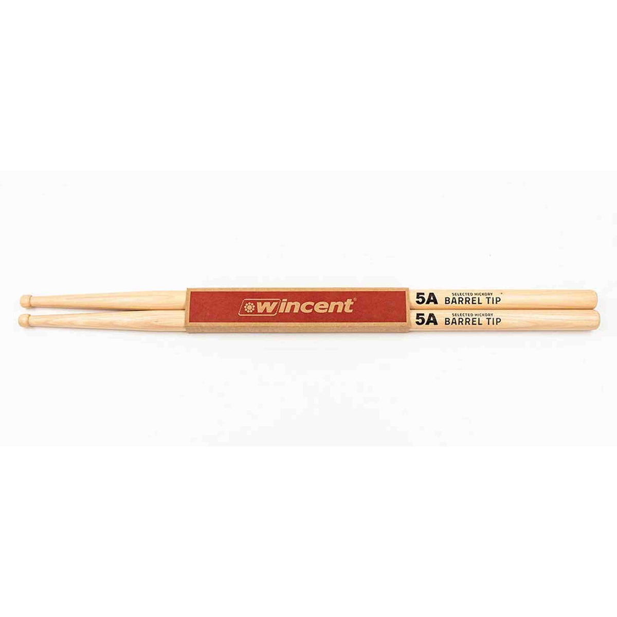 Wincent W-5ABT drumstokken 5A Barrel Tip