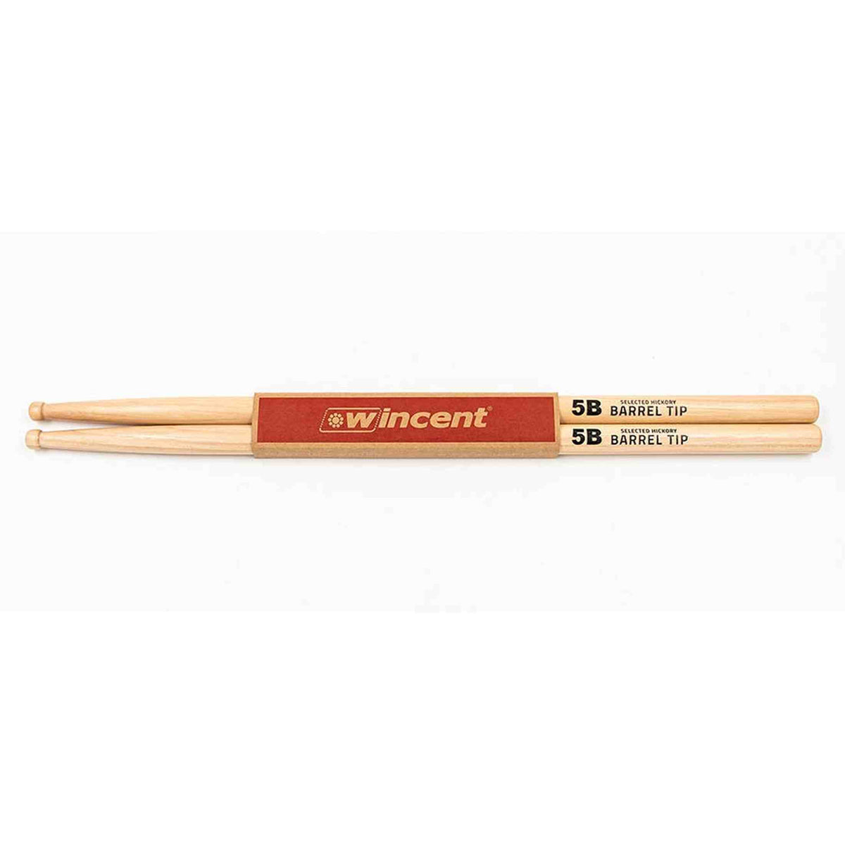Wincent W-5BBT drumstokken 5B Barrel Tip