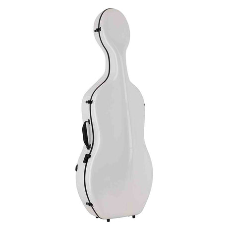 Leonardo CC-844-WH Pro Series cellokoffer 4/4 full carbon wit 3,8 kg