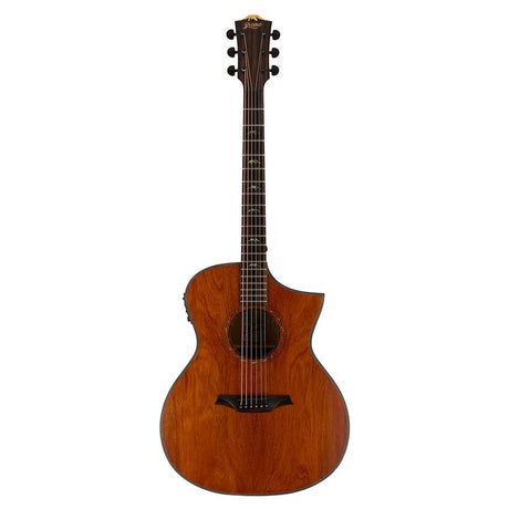 Bromo BAT4MCE Tahoma Series auditorium mahonie semi akoestische western gitaar