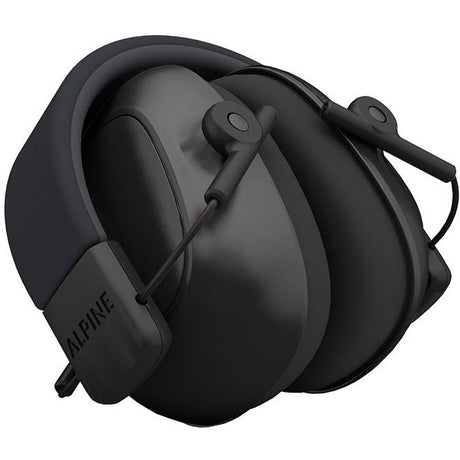 Alpine ALP-DEF Defender Hoofdtelefoon – Zwarte Opvouwbare Oorkap met 22 dB Dempend Vermogen