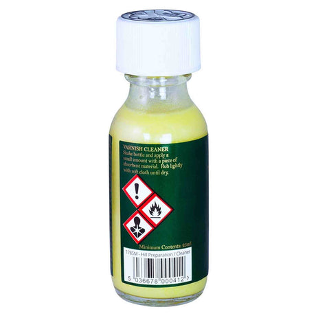 W.E. Hill & Sons HCL-1785 – reinigingsvloeistof voor traditionele vernis 25 ml