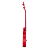 Cascha HH 2280 Rode Carbon Fiber concert ukulele met softcase