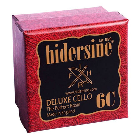 Hidersine HR-6C-10 10 pack Deluxe rosin for cello - dark/soft - large size