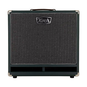 Koch KCC112/GS60 Speaker Cabinet – 1x12" 60W Gitaarcabinet in Groen met Zilveren Speakerdoek