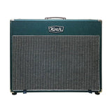 Koch KSC212OB/GS120 Speaker Cabinet – 2x12" 120W Open Back Gitaarcabinet in Groen met Zilveren Speakerdoek