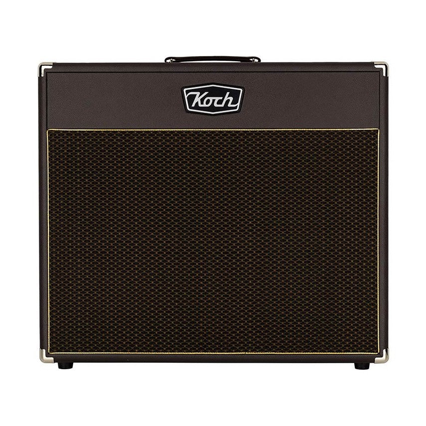 Koch KSC212OB/BR120 Speaker Cabinet – 2x12" 120W Open Back Gitaarcabinet in Bruin met Bruin Speakerdoek