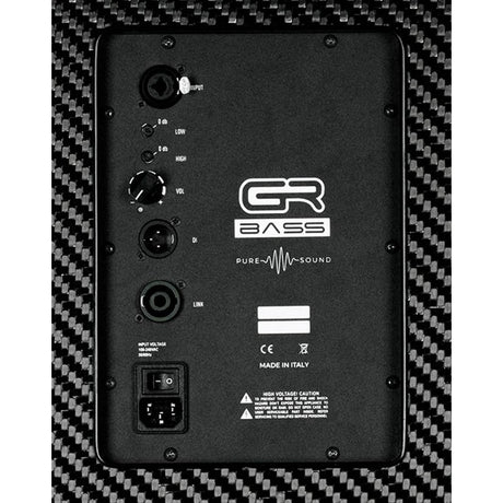 GR Bass AT112H-800AC AeroTech Series Actieve Carbon Fiber Basgitaar Speakerkast – 800W