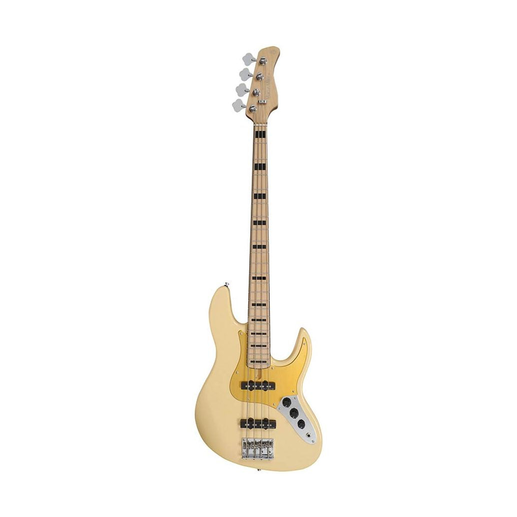 Sire V5.24 A4/VWH Marcus Miller 24-fret Passieve 4-snarige Basgitaar Vintage White
