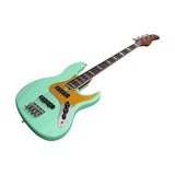 Sire V5.24 A4/MLG Marcus Miller 24-fret Passieve 4-snarige Basgitaar Mild Green