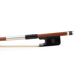ELS FBC-5044-W cello bow, 4/4, carbon fiber/wood layered, round, ebony frog, parisian eye, fully nickel mounted