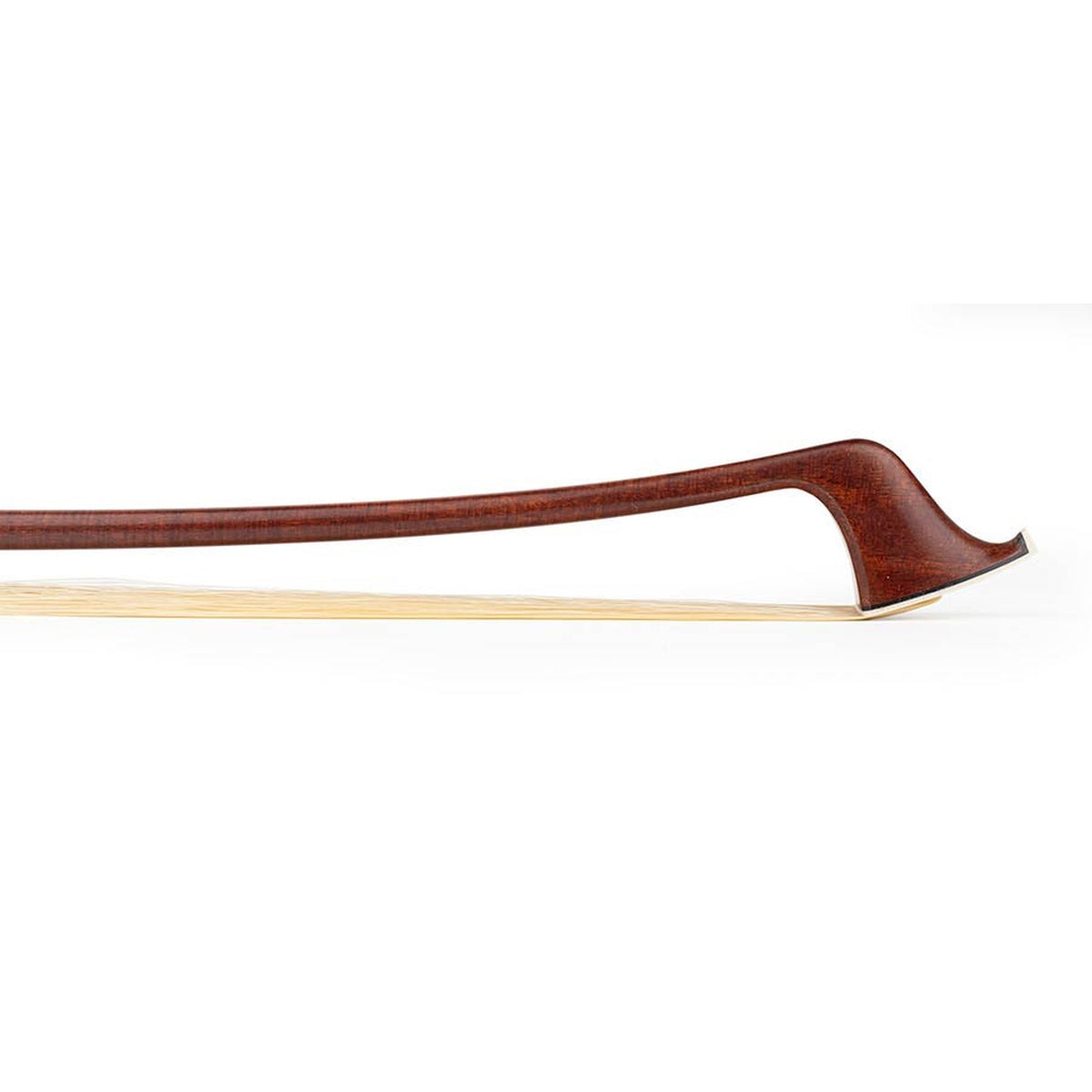 ELS FBDG-5034-W German d. bass bow, 3/4, carbon fiber/pattern, round, ebony frog, parisian eye, nickel mounted