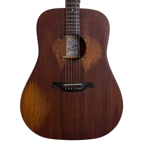 Bromo BAR1HM Rocky Mountain Series dreadnought mahonie akoestische western gitaar