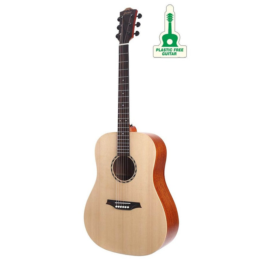 Bromo BAT1N Tahoma Series dreadnought naturel akoestische western gitaar