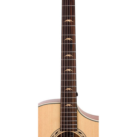 Bromo BAA4CE auditorium naturel semi akoestische western gitaar