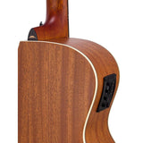 Bromo BAA4CE auditorium naturel semi akoestische western gitaar