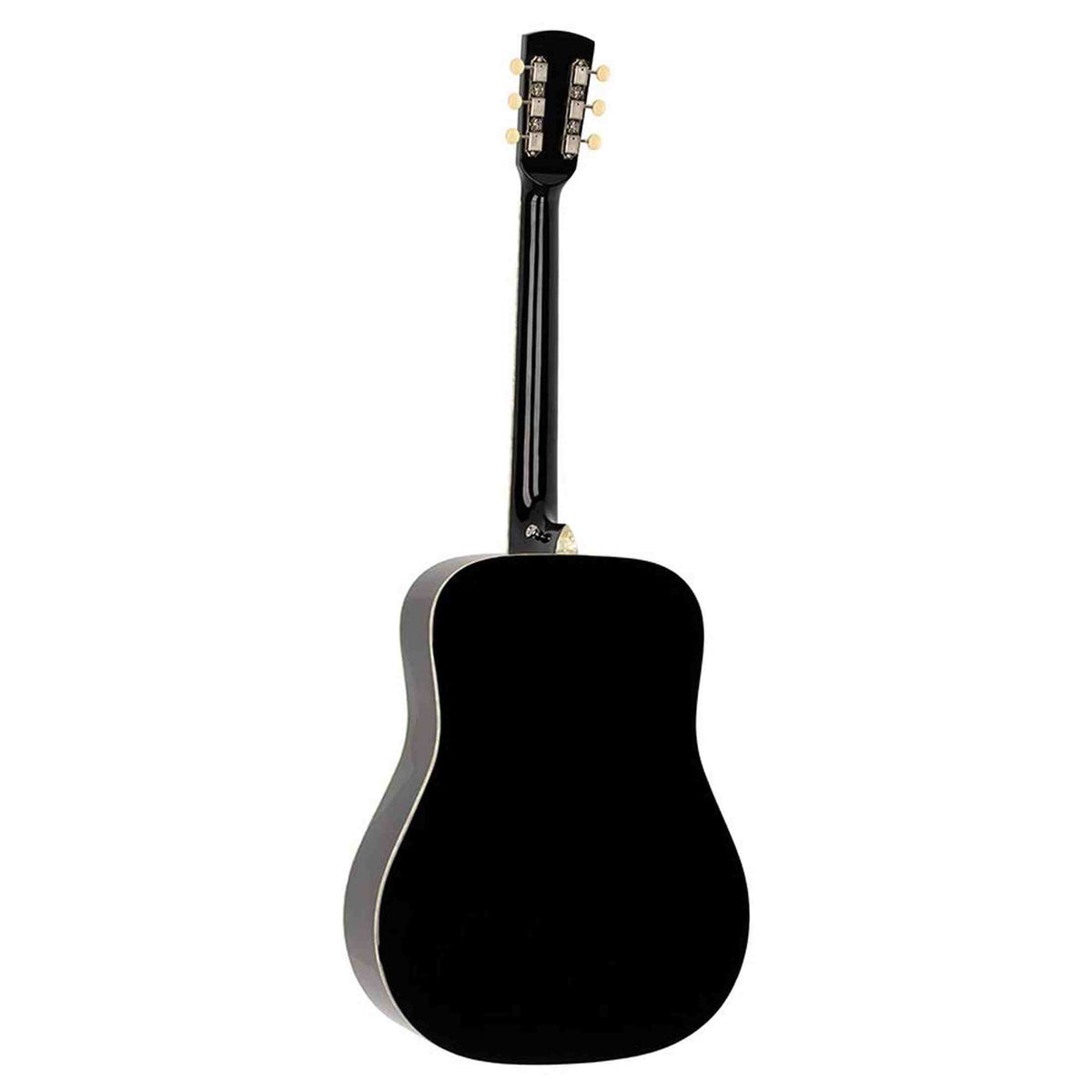 Richwood HSD-55-BK Heritage Series Dreadnought massief sparren bovenblad hoogglans zwart