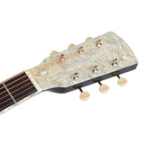 Richwood HSD-55-BK Heritage Series Dreadnought massief sparren bovenblad hoogglans zwart