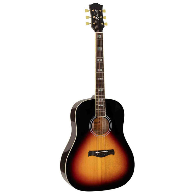 Richwood HSDS-42-SB Heritage Series Dreadnought massief sparren bovenblad sunburst
