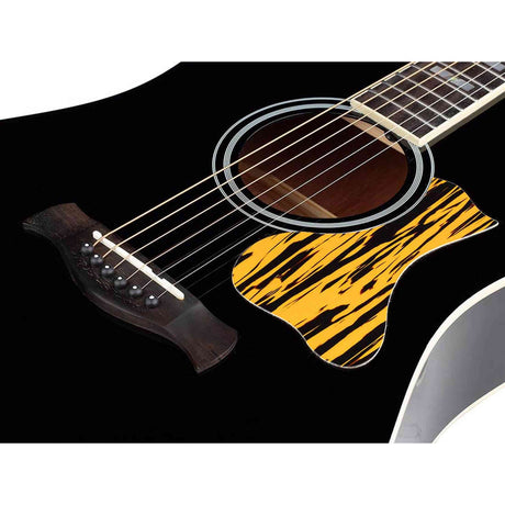 Richwood HSDS42BK Heritage Series Dreadnought massief sparren bovenblad hoogglans zwart