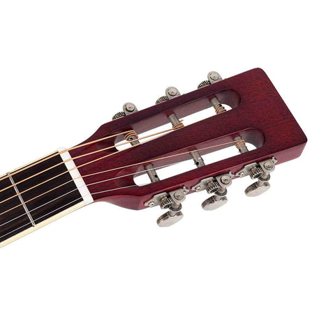Richwood HSP-35-MRD Heritage Series Parlor massief ceder bovenblad mat rood