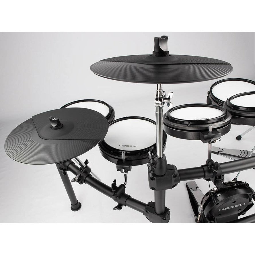 Medeli MZ725 Elektrisch Drumstel – All Mesh Head met Dubbele Crash en Floortom