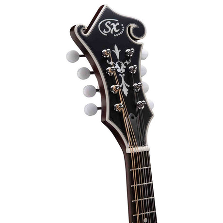 SX SMF840VS F-Style Mandoline – All Solid, Massief Mahonie & Sparren, 29 Frets & Vintage Sunburst