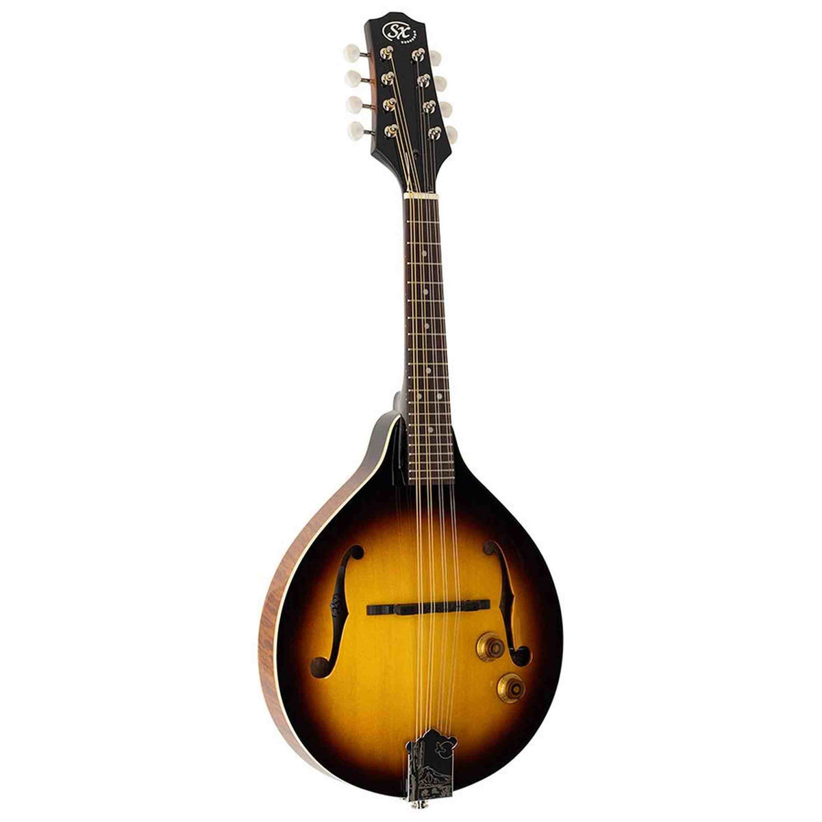 SX SMA660EVS A-Style Mandoline met Pickup – Vintage Sunburst, Massief Sparren Top & Gloss Afwerking