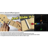 Hosco SOS-EG1 Sound Offset Spacer S.O.S. voor Elektrische Gitaar