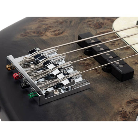 Sire V7 SR4/TBKS Marcus Miller Reissue swamp ash 4-snarige actieve basgitaar Transparent Black Satin